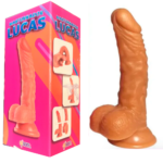 Dildo 19cm Realista Lucas Anal Vaginal Con Chupa