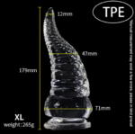 Dildo Pulpo Transparente - Imagen 3