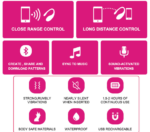 Huevo Vibrador a Distancia Bluetooth Manejo Smartphone - Imagen 6