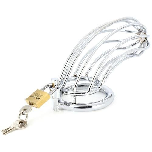 Jaulacorban1.jpg.jpg Jaula de Castidad Thomson Acero Inoxidable - Imagen 1