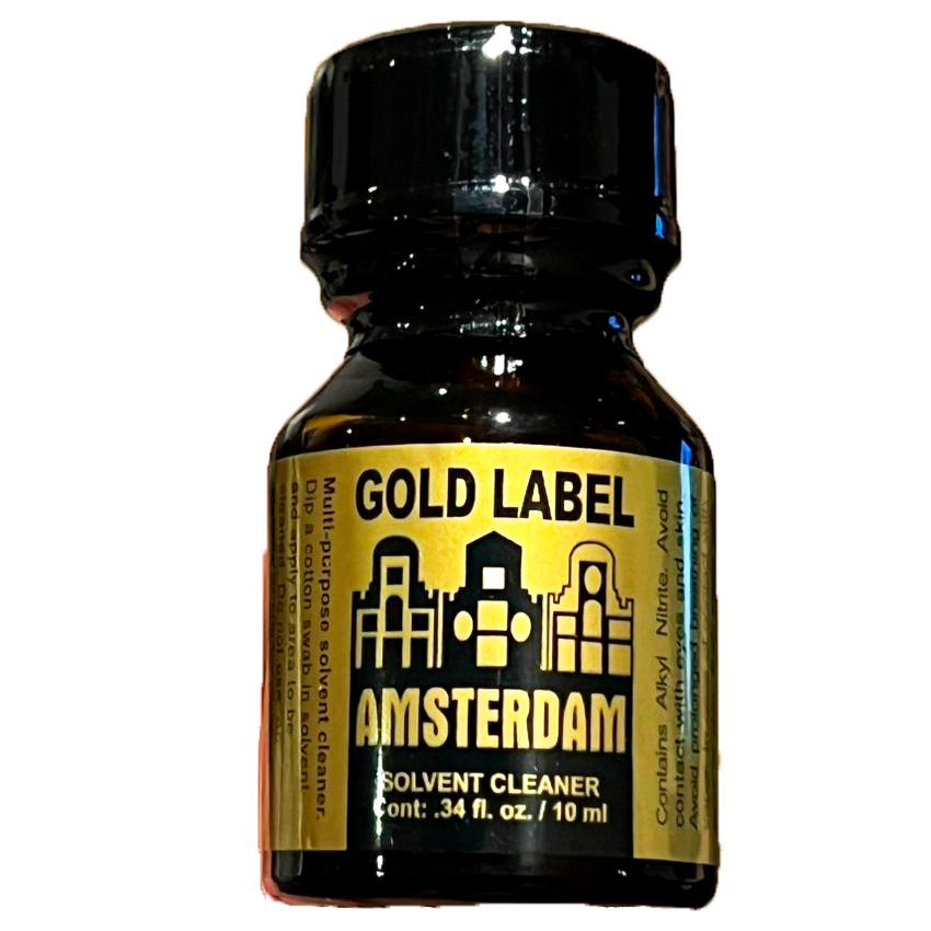 Rush-amsterdam-gold.png Popper Amsterdam Rush Dilatador Anal Original Americano Importado - Imagen 1