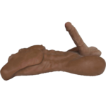 Torso Realista Masculino Brown Pene 21cm - Imagen 2