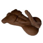 Torso Realista Masculino Brown Pene 21cm - Imagen 3