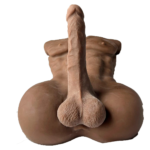 Torso Realista Masculino Brown Pene 21cm - Imagen 4