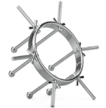 Expansor Anal BDSM Dilatador Fisting Acero - Imagen 3