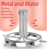 Expansor Anal BDSM Dilatador Fisting Acero - Imagen 6