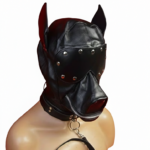 Therian Puppy Leather Mask