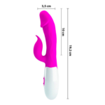 Vibrador Triple Clítoris Pretty Love - Imagen 3