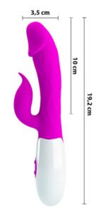 Vibrador Triple Clítoris Pretty Love - Imagen 2