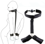 Sujetador Sadomasoquista Cuello & Manos - Imagen 2