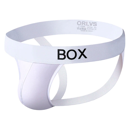 suspensorio-BOX-jockstrap-blanco-1.png Jockstrap Box Underwear White - Imagen 1